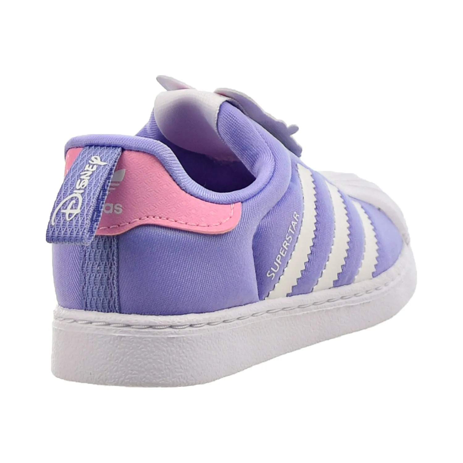 Adidas Disney Superstar 360 "Daisy Duck" Toddler's Shoes Cloud White-Purple