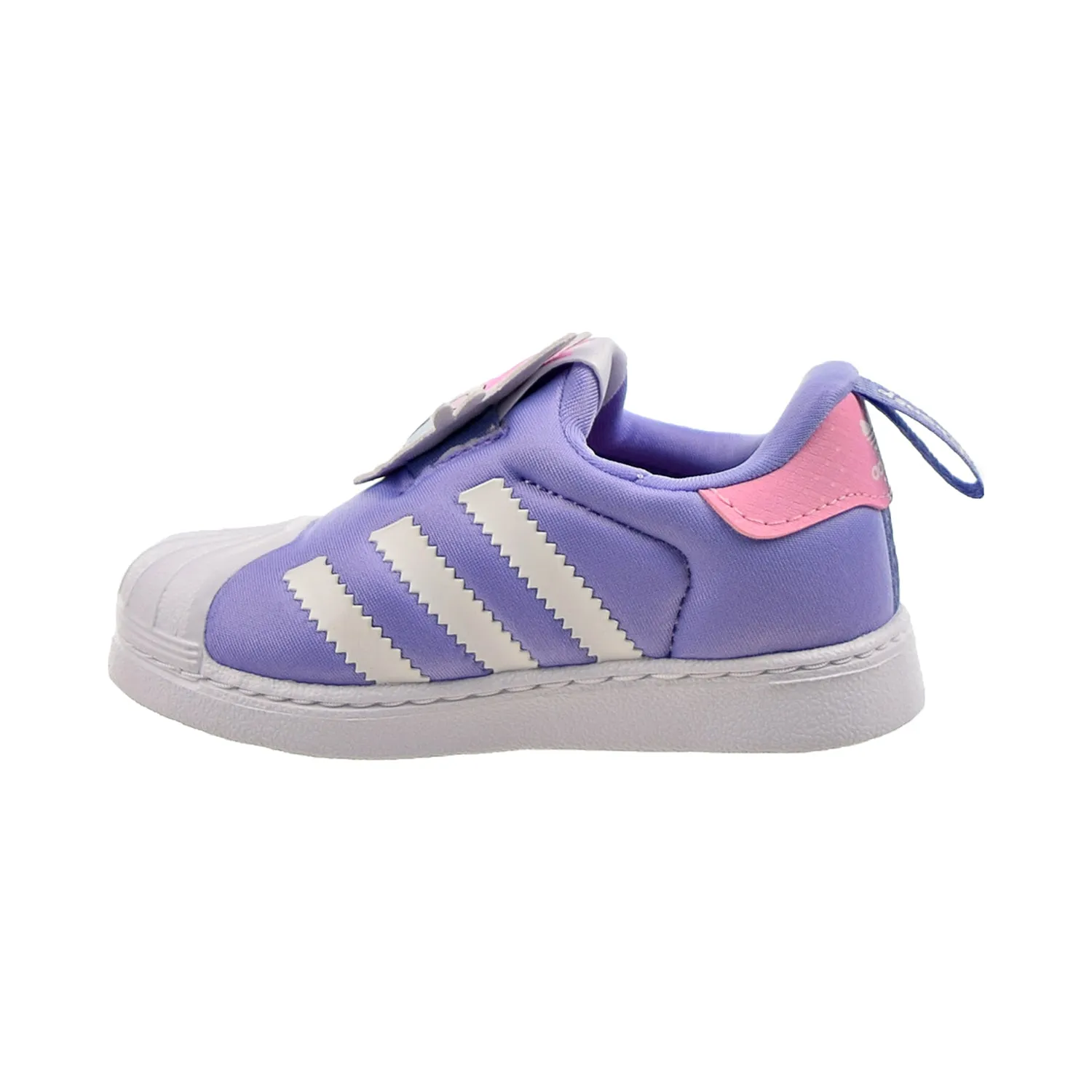 Adidas Disney Superstar 360 "Daisy Duck" Toddler's Shoes Cloud White-Purple