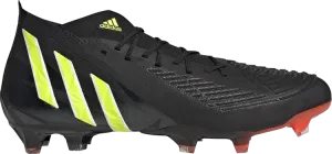 Adidas Predator Edge.1 FG 'Black Team Solar Yellow' Boots, Black