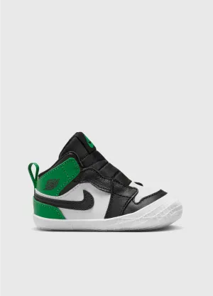 Air Jordan 1 Baby Crib Bootie 'Lucky Green' Sneakers