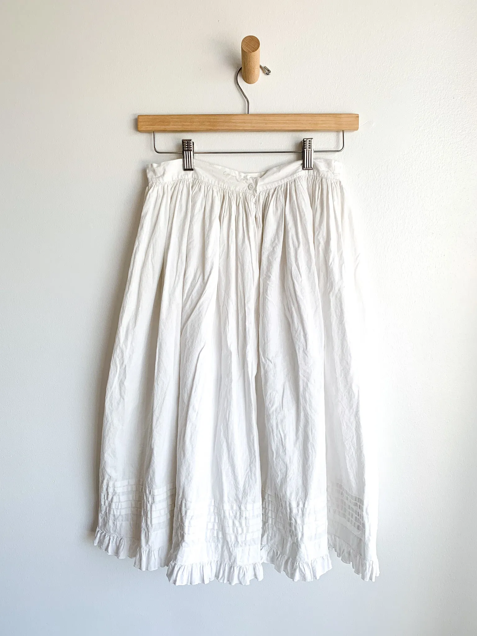 Antique Cotton Skirt & Camisole Set