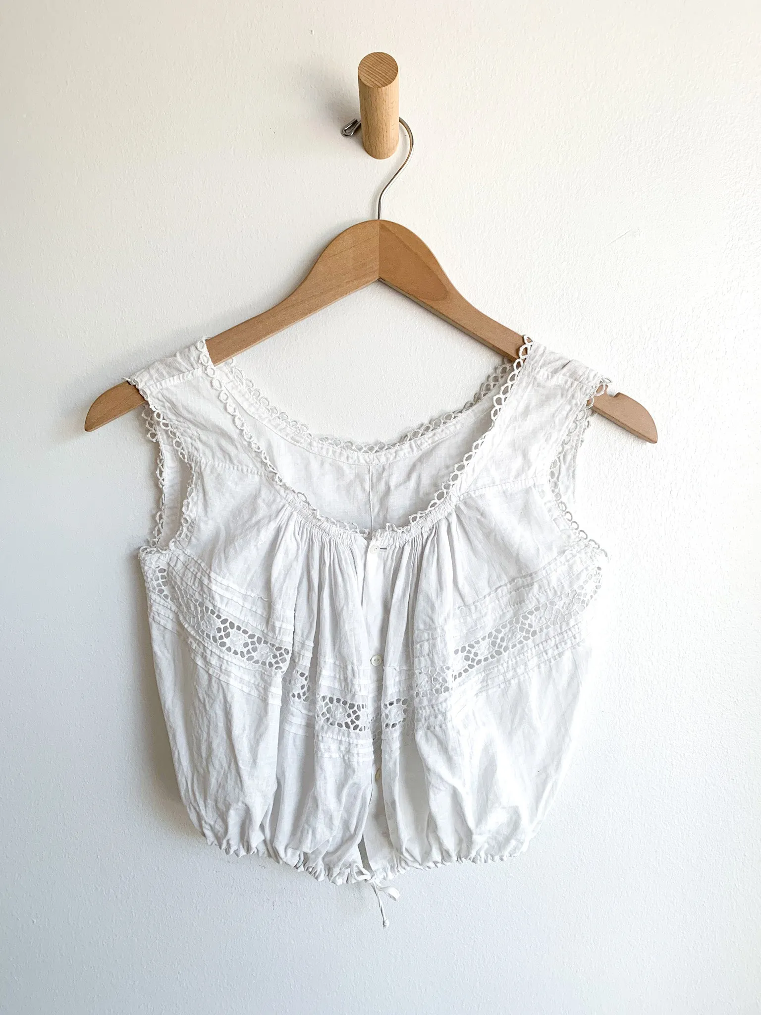 Antique Cotton Skirt & Camisole Set