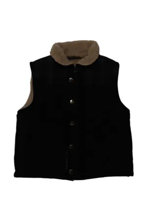 Arsne Et Les Pipelettes Shearling-Lined Vest - Size 5T