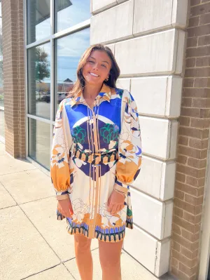 Billy Long Sleeve Shirt Dress