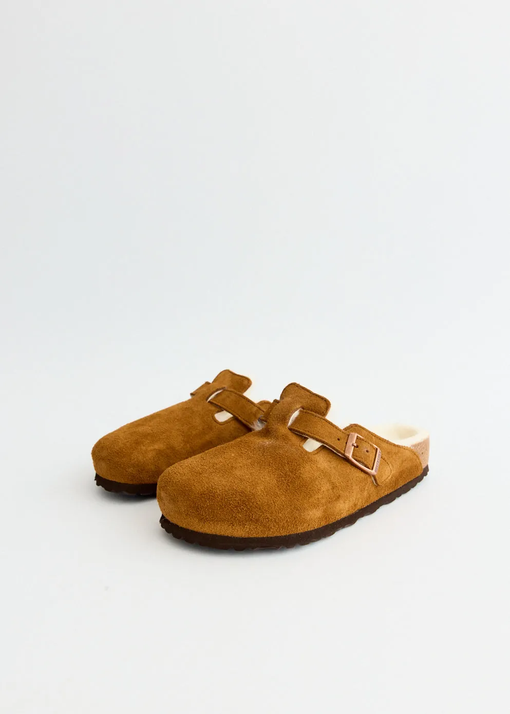 Boston Regular Shearling Slides