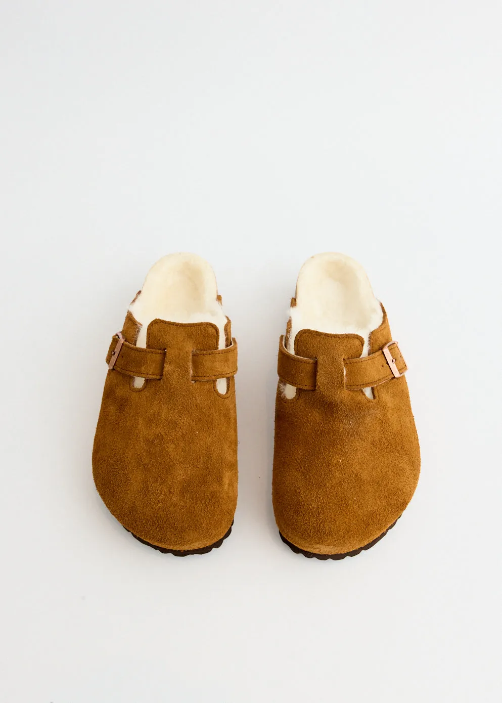 Boston Regular Shearling Slides