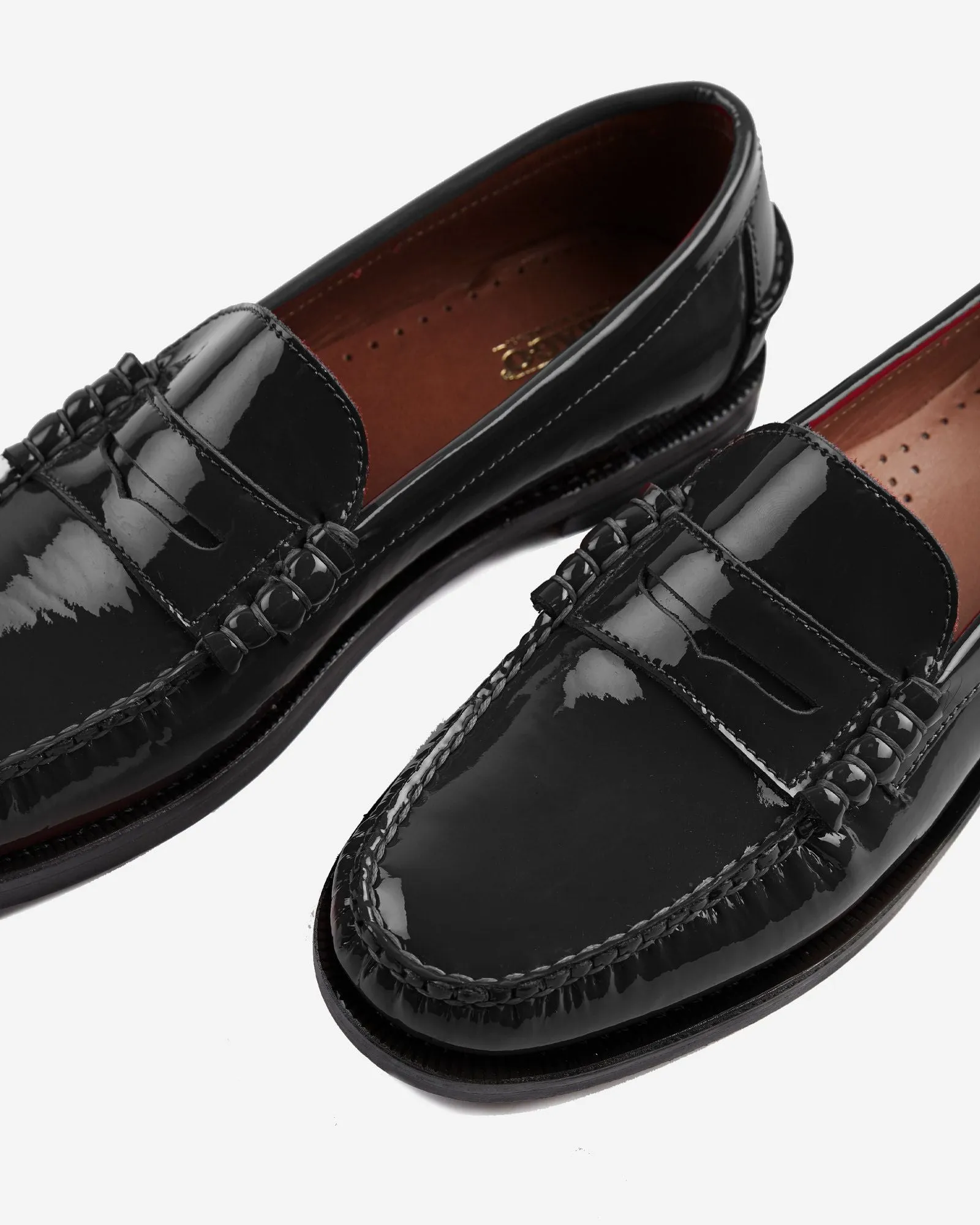 Classic Dan patent leather moccasins