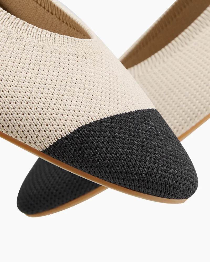 Eco-friendly Pointed Toe Ballet Flats(SoleGreen)