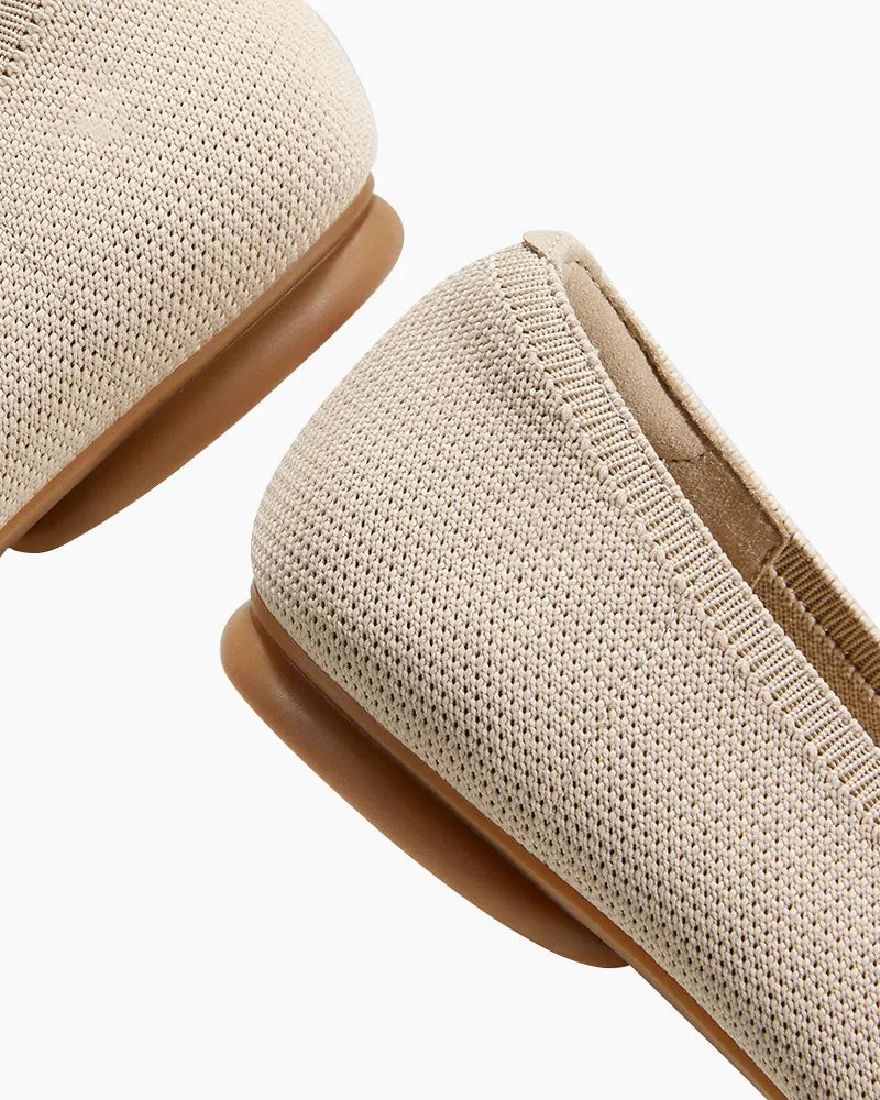 Eco-friendly Pointed Toe Ballet Flats(SoleGreen)
