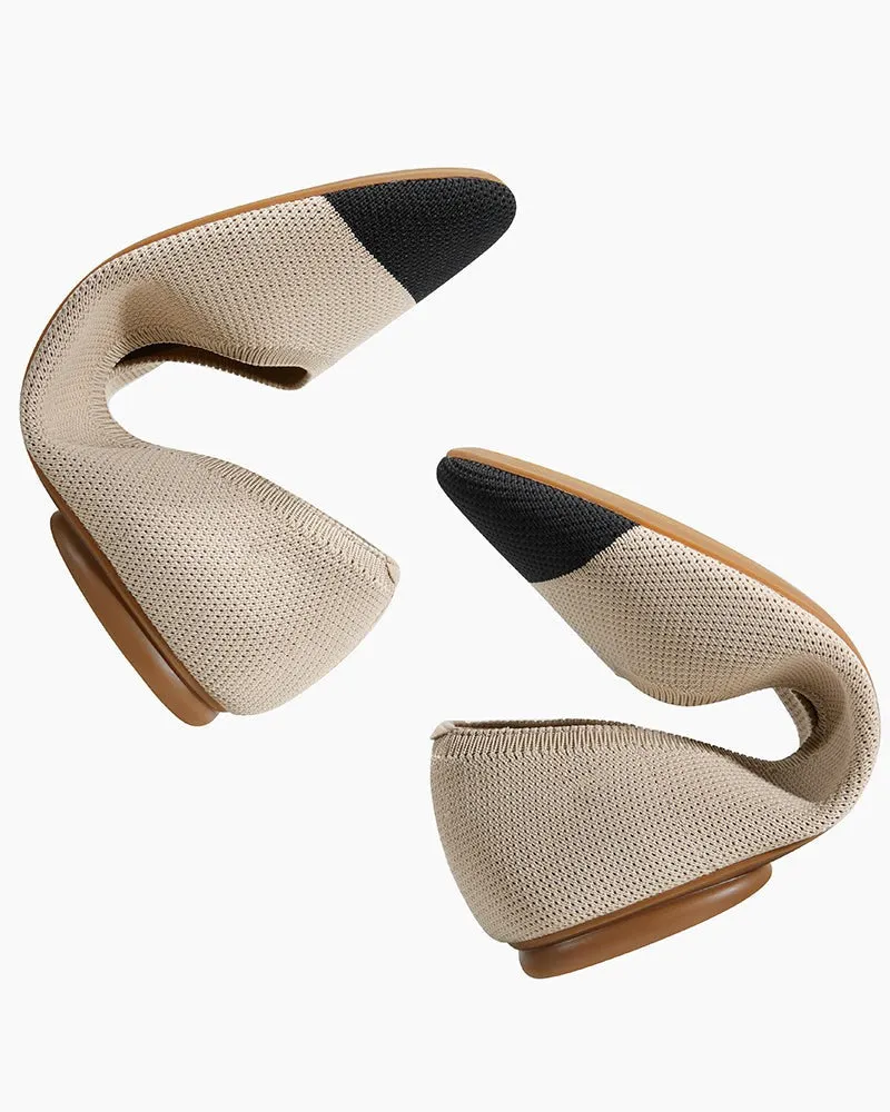 Eco-friendly Pointed Toe Ballet Flats(SoleGreen)