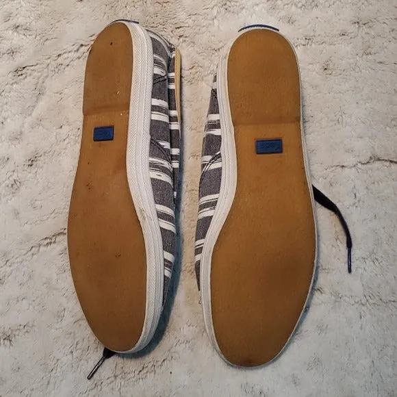 Keds Classic Blue & White Flat Fashion Sneaker 7.5