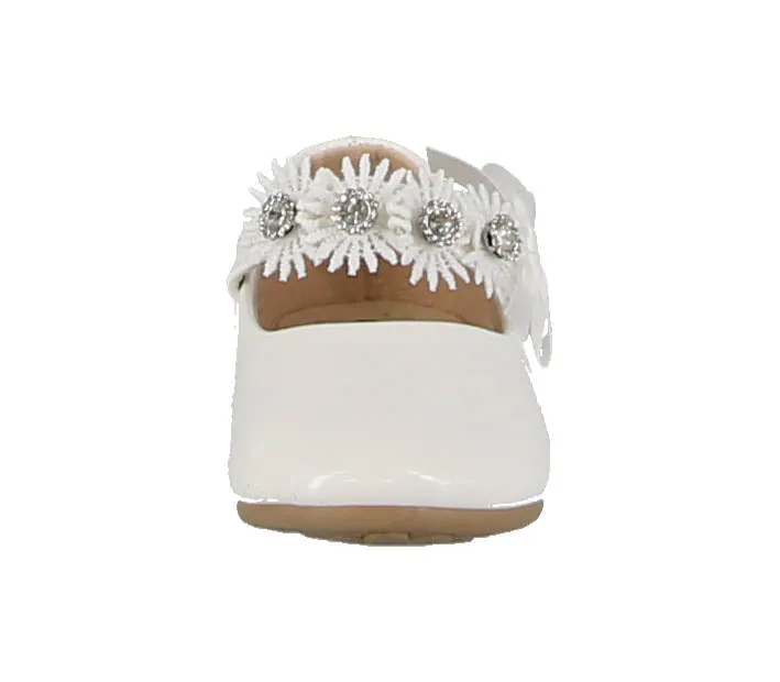 KID'S SHOES WHITE PU/CHAROL FLATS BB3-203IS