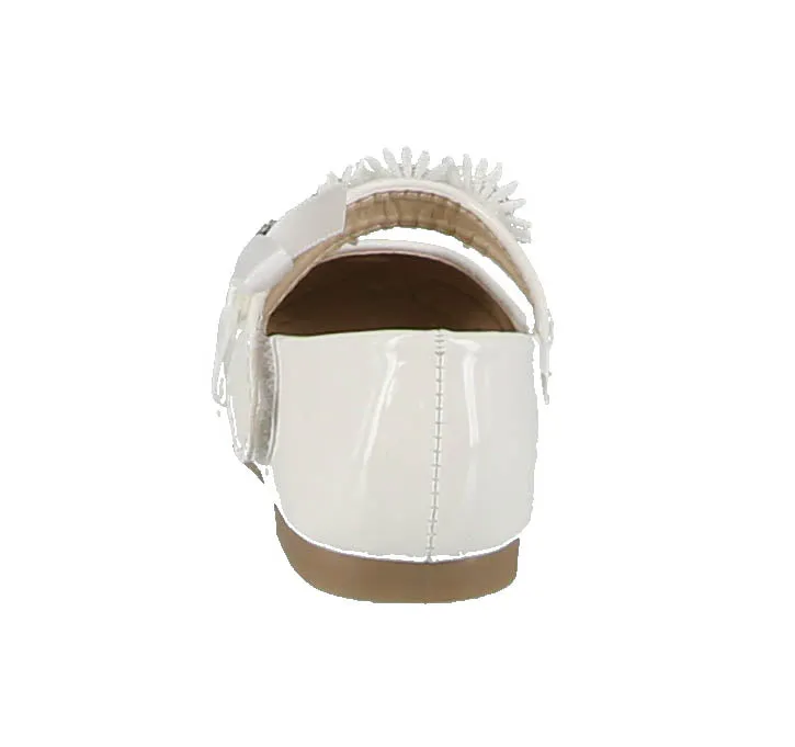 KID'S SHOES WHITE PU/CHAROL FLATS BB3-203IS