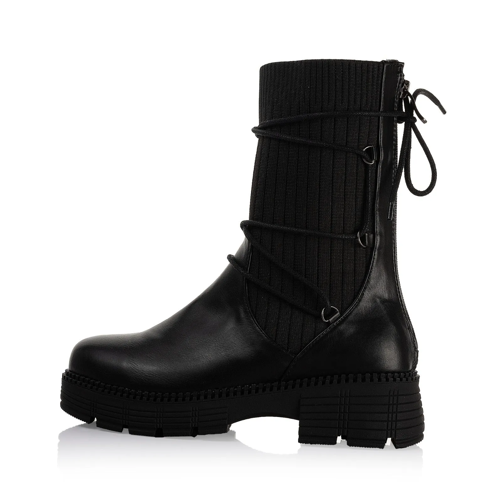 Knitted Half Boots
