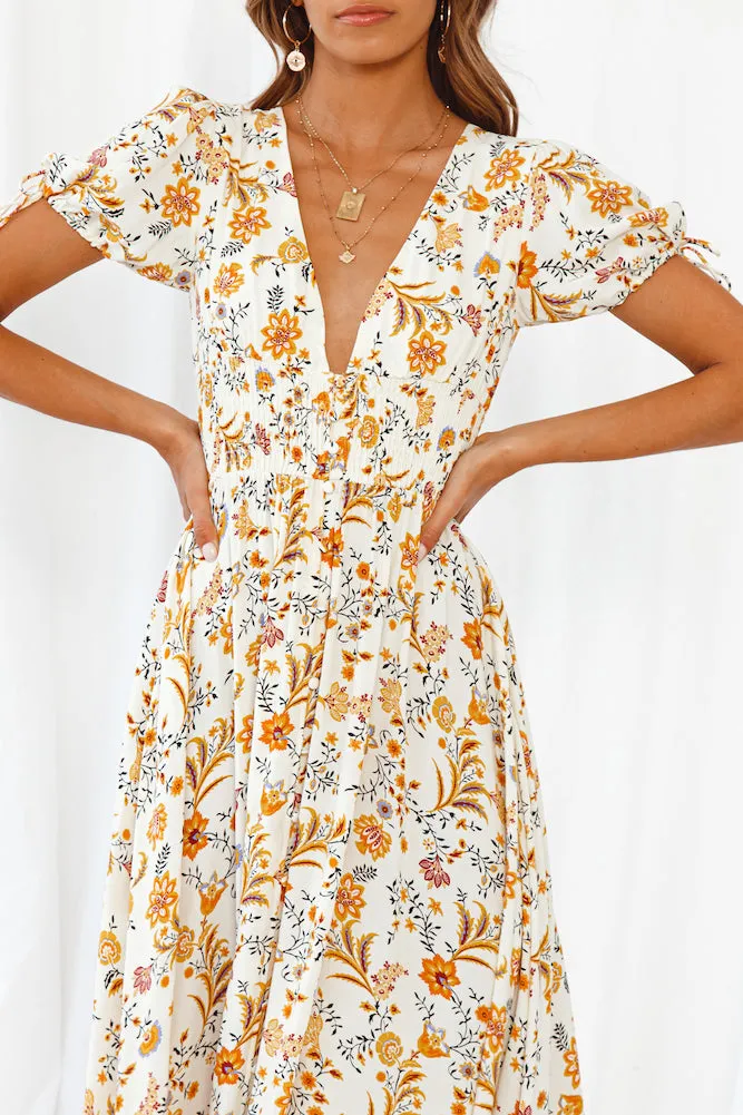 Morning In The French Quarter Midi Dress