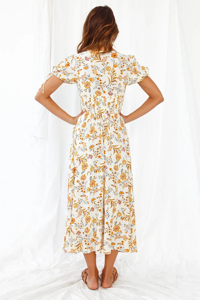 Morning In The French Quarter Midi Dress