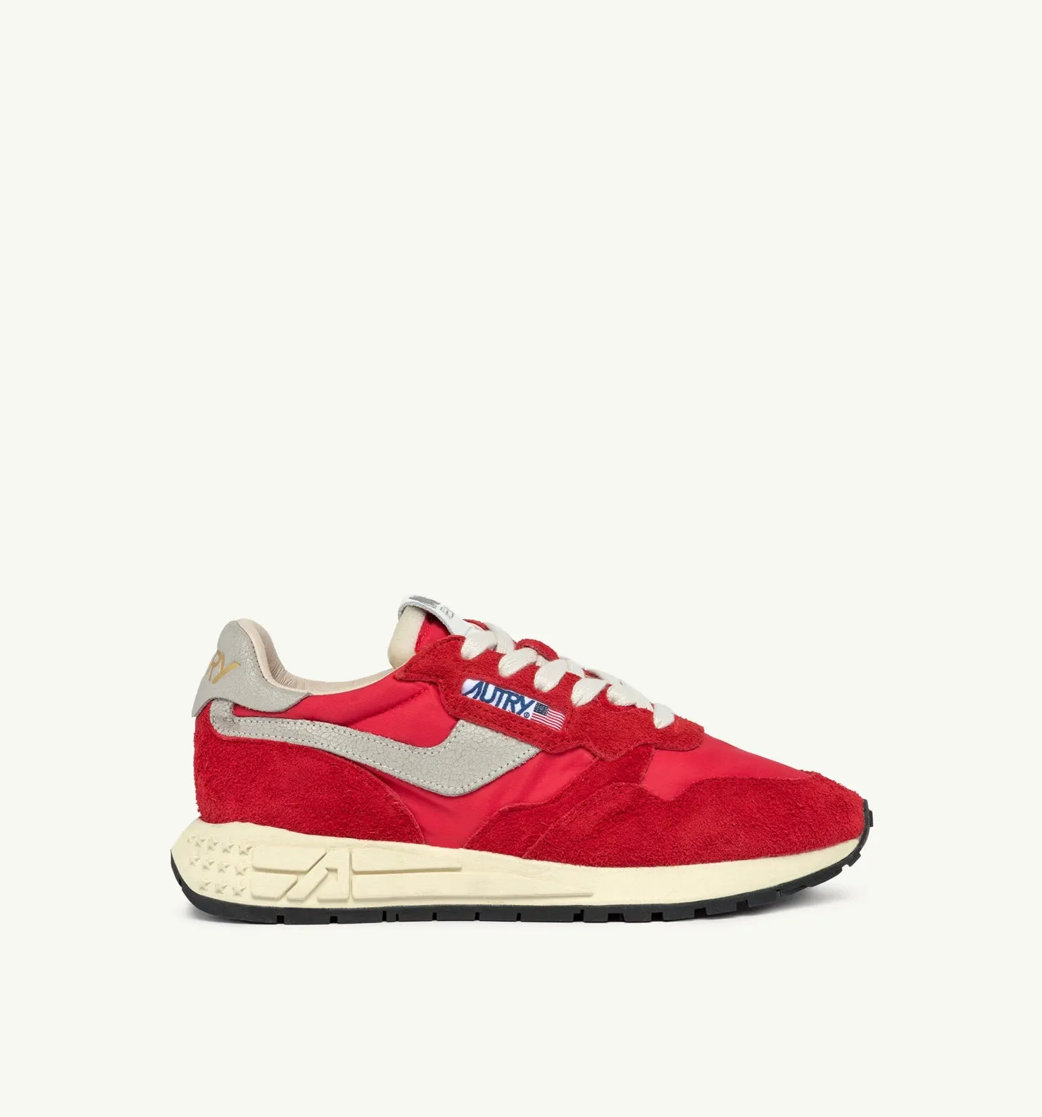 Reelwind Low Sneakers in Nylon and Crack