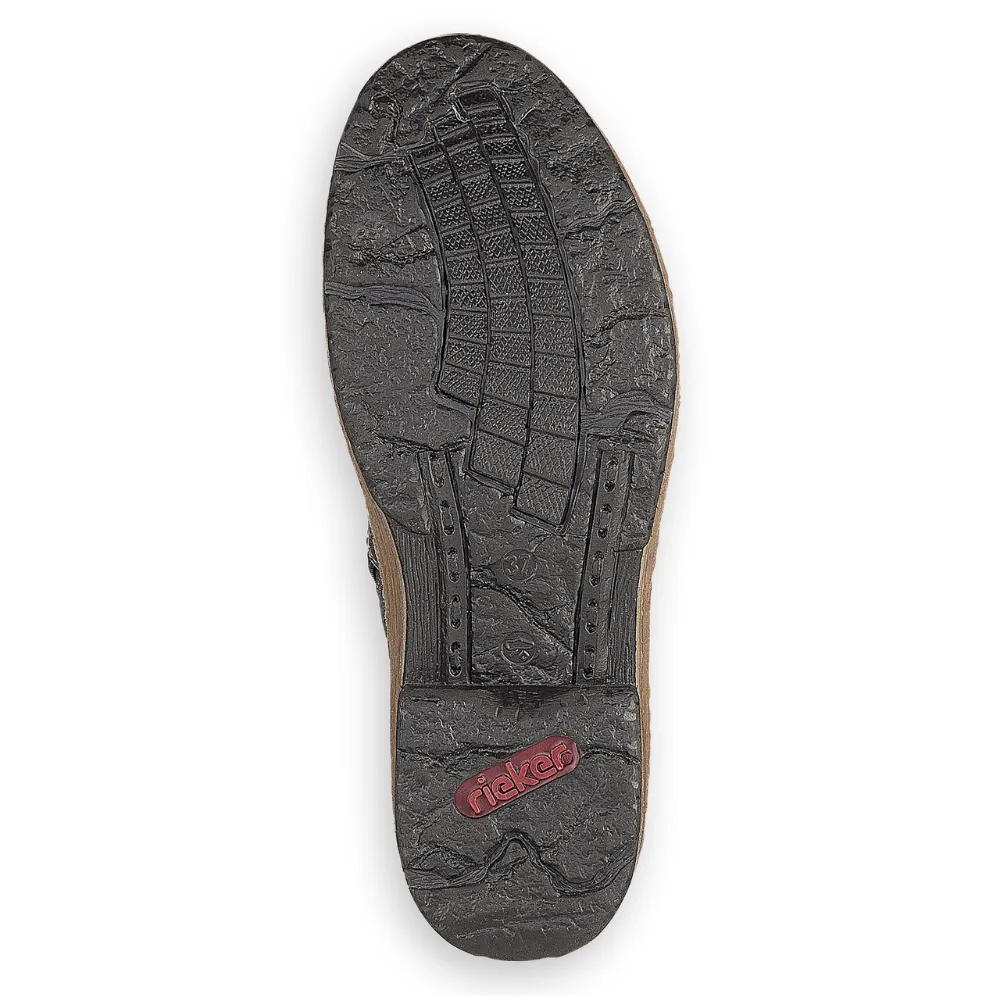 Rieker Felicitas 43 Basalt/Nuss Boot (Women's)