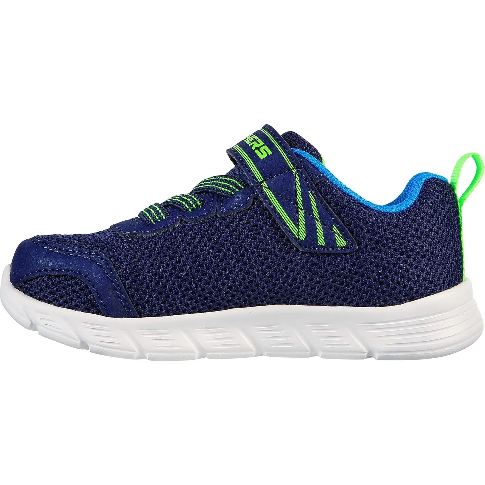 Skechers (GAR407305N) Childrens Sports Comfy Flex Mini Shoes in UK 4 to 11