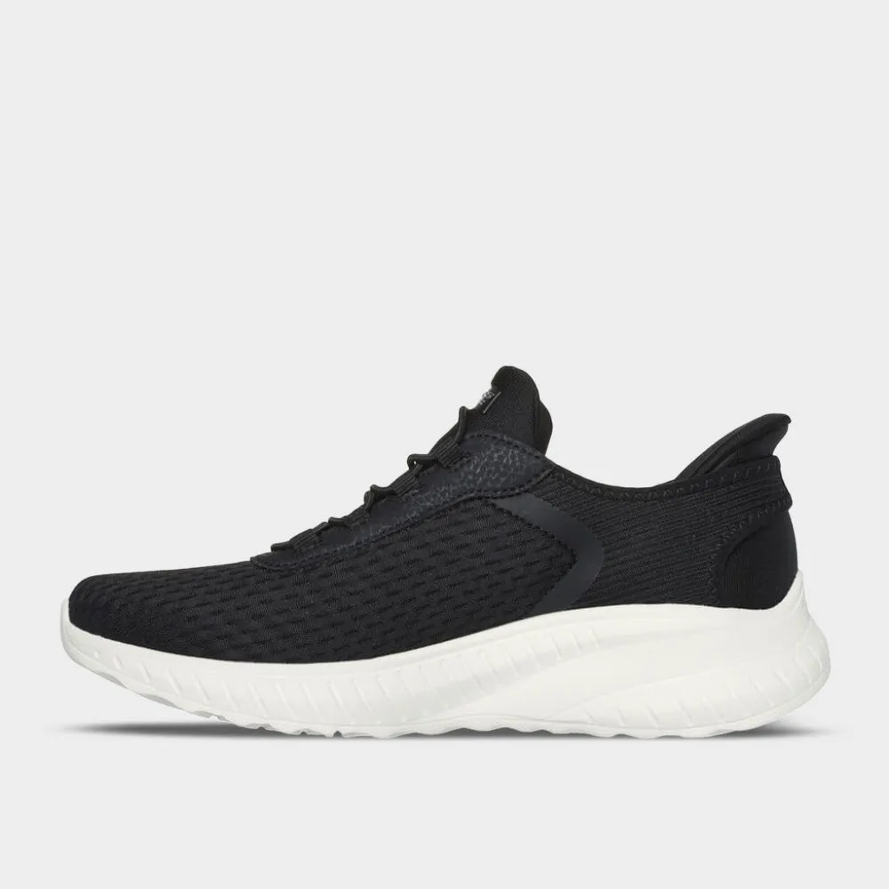 Skechers Womens Bobs Squad Chaos Sneaker Black/white _ 183375 _ Black