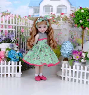 Spaniel Puppy - dress and loafers for Ruby Red Fashion Friends doll