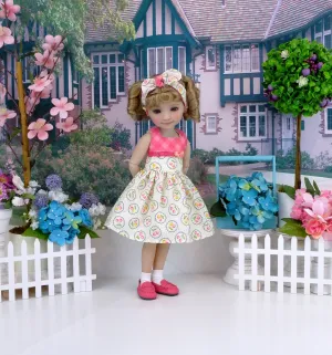 Sweet Cherries - dress with loafers for Ruby Red Fashion Friends doll