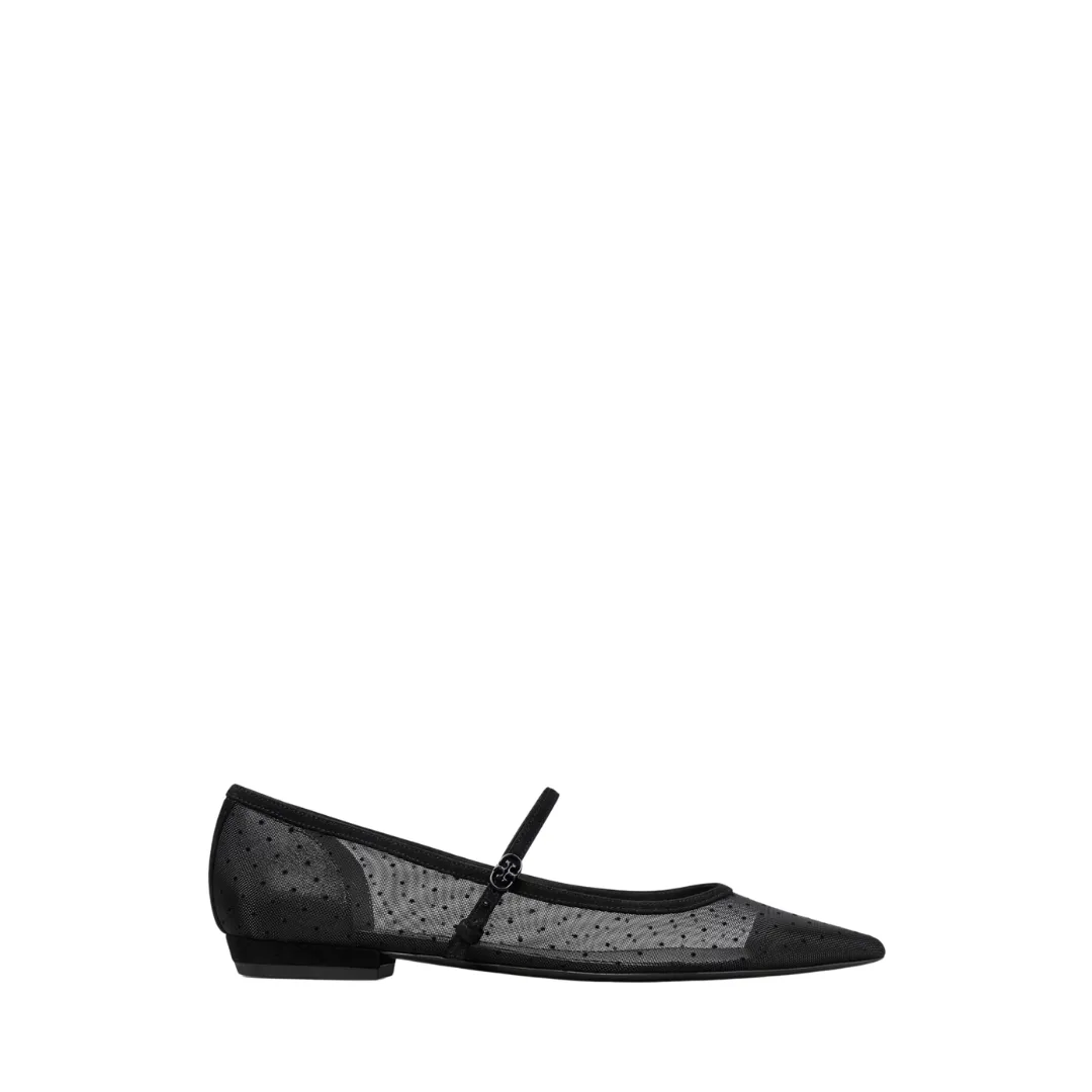 Tory Burch Double T Buckle Mary Jane Nero