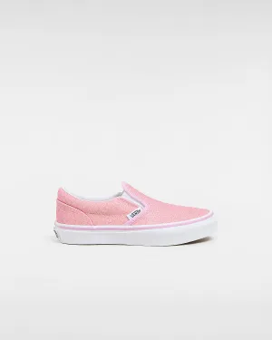VANS Kids Classic Slip-On Trainers - Glitter Pink