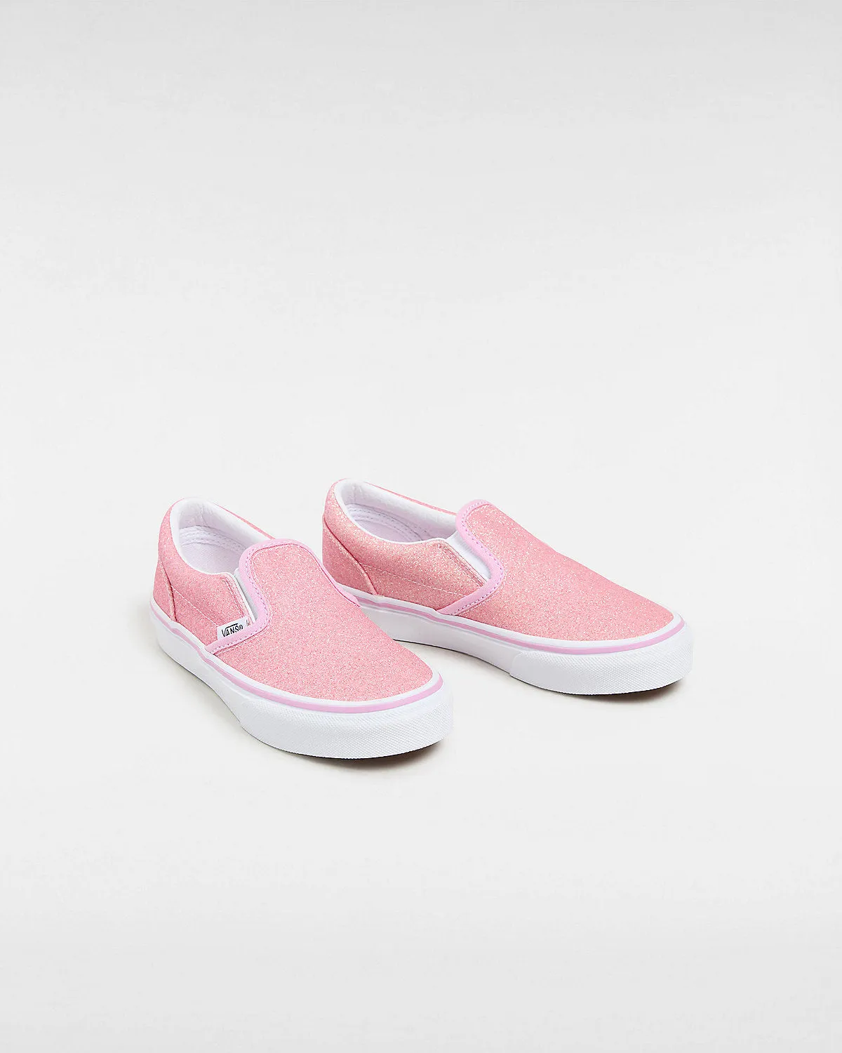 VANS Kids Classic Slip-On Trainers - Glitter Pink