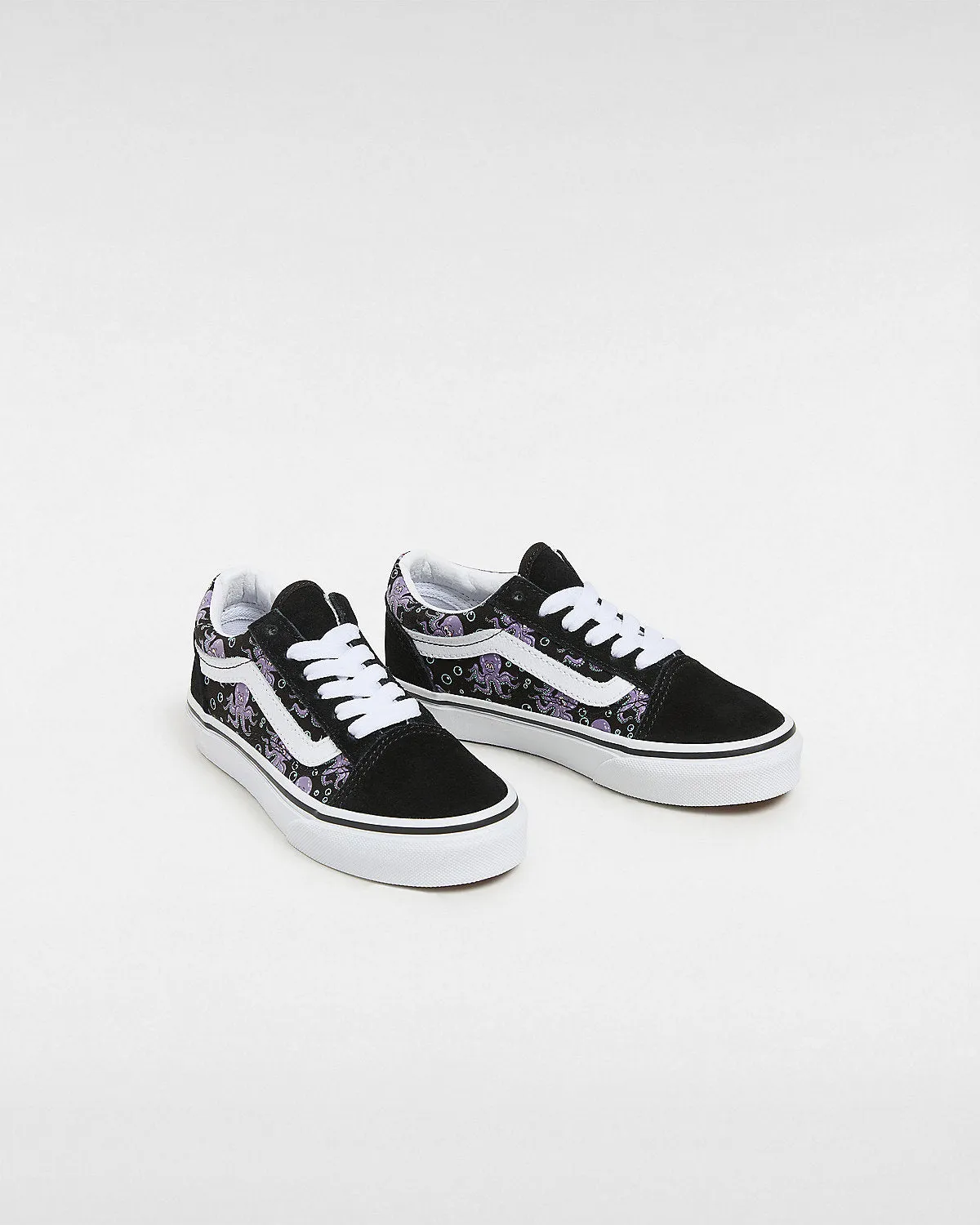 VANS Kids Old Skool Glow Octopus Trainers - Black / Purple
