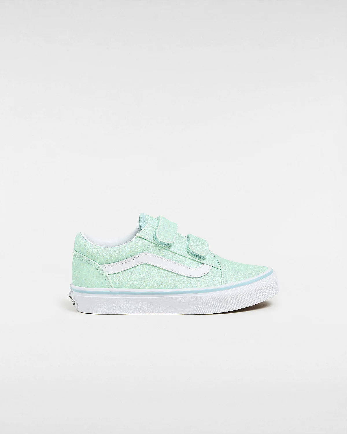 VANS Kids Old Skool V Trainers - Glitter Blue