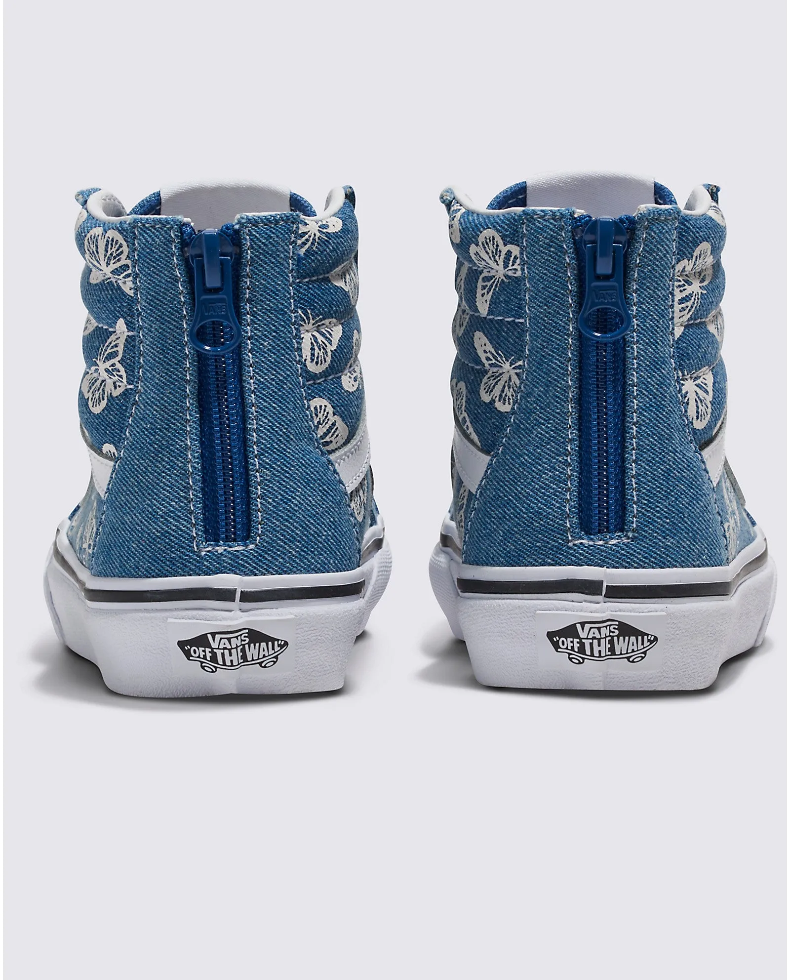 VANS Kids Sk8-Hi Zip Trainers - Denim Navy