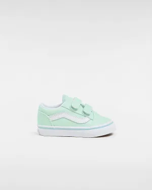VANS Toddler Old Skool V Glitter Trainers - Light Blue