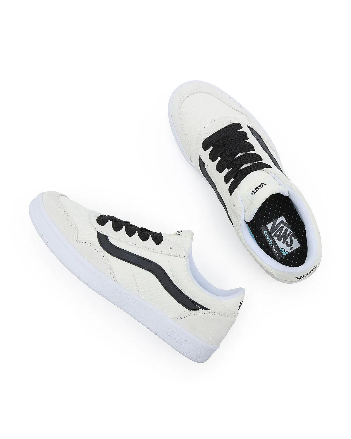 VANS Unisex Cruze Too ComfyCush 90s Retro Trainers - Cream