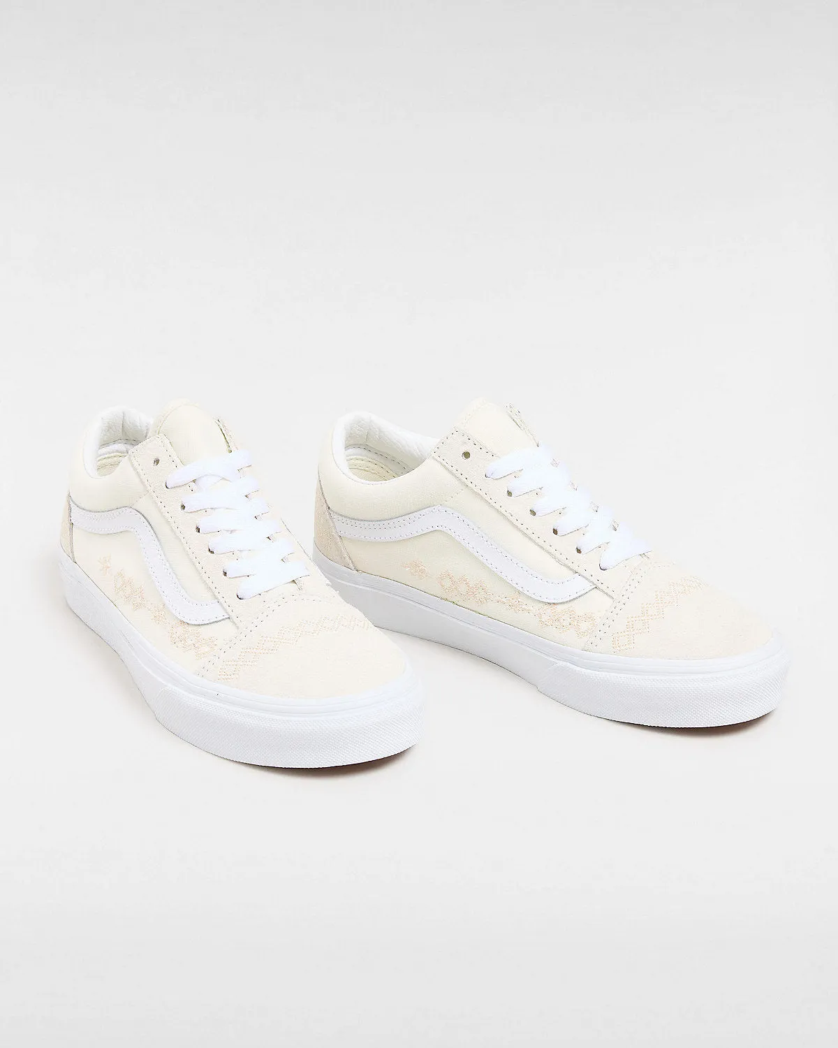 VANS Unisex Old Skool Craftcore Trainers - Marshmallow