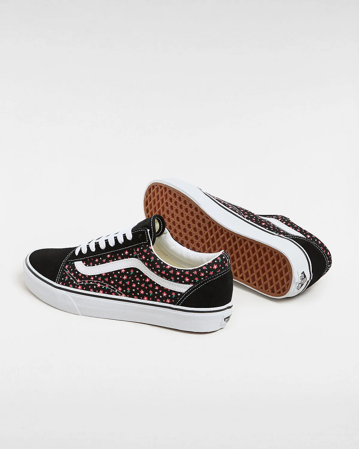 VANS Unisex Old Skool Ditsy Floral Trainers - Black