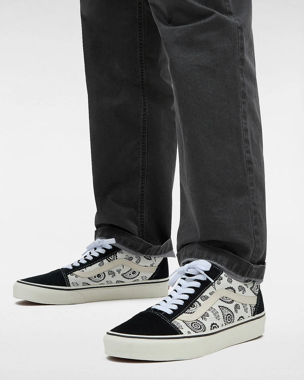 VANS Unisex Old Skool Primavera Paisley Trainers - Marshmallow