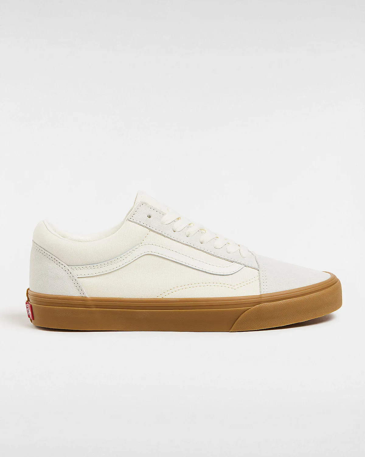 VANS Unisex Old Skool Trainers - Marshmallow / Gum