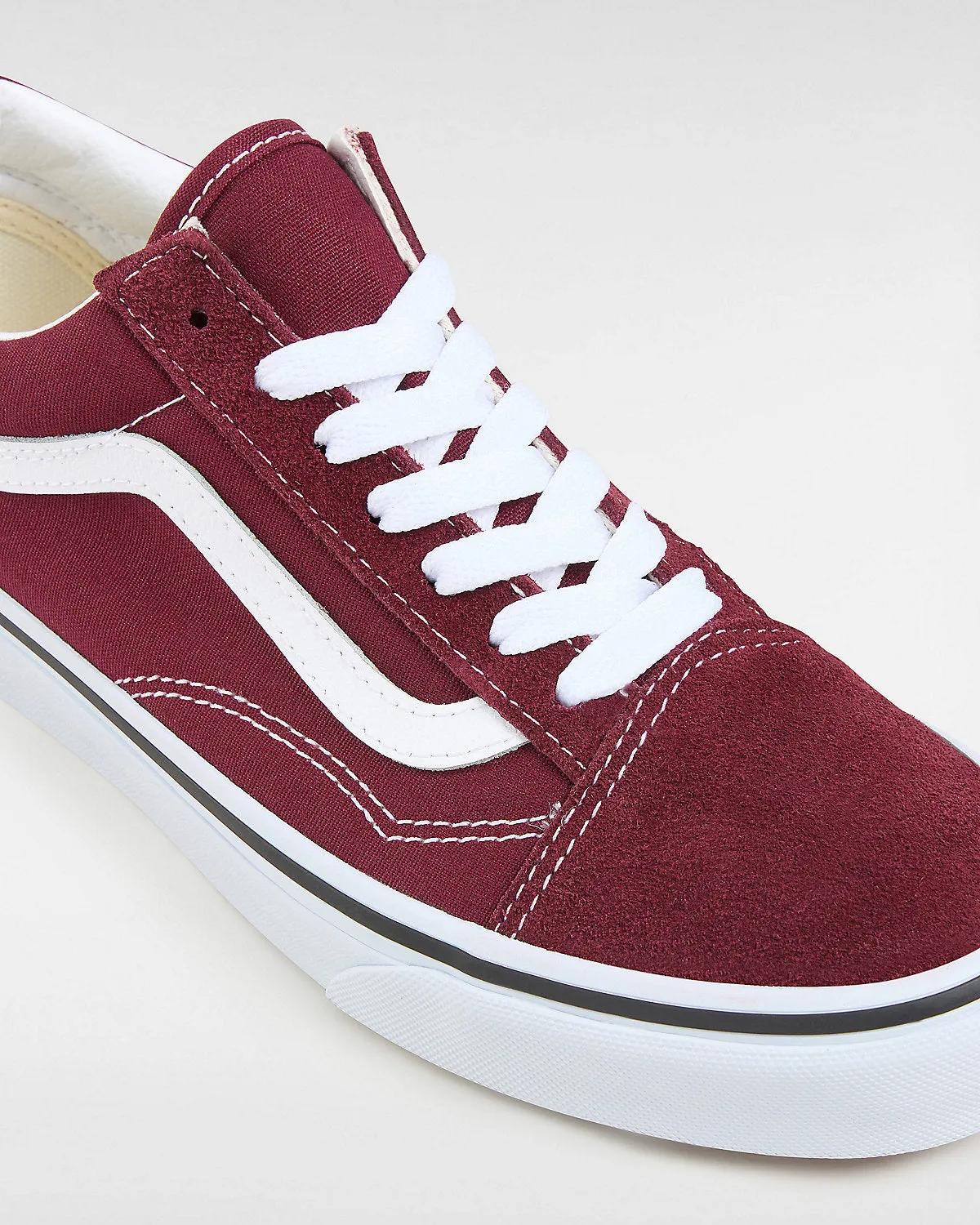 VANS Unisex Old Skool Trainers - Port / True White