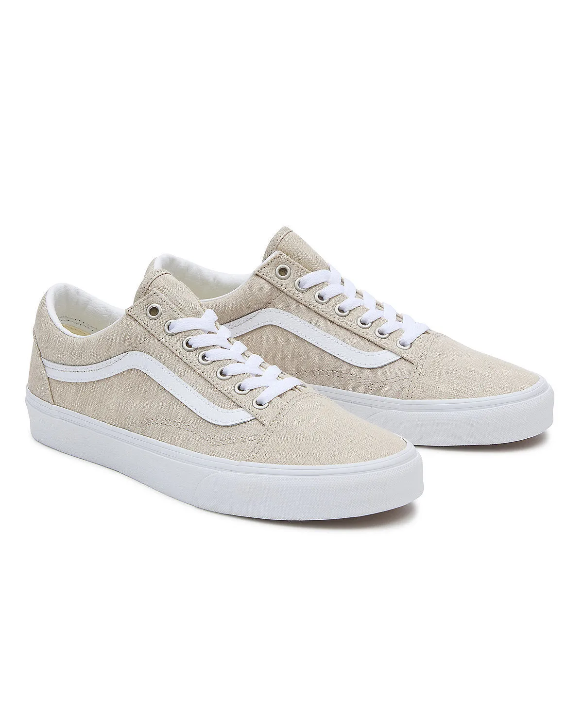 VANS Unisex Old Skool Trainers - Summer Linen Rainy Day